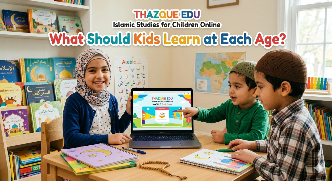 Islamic Studies for Children Online — Age-Wise Curriculum Guide