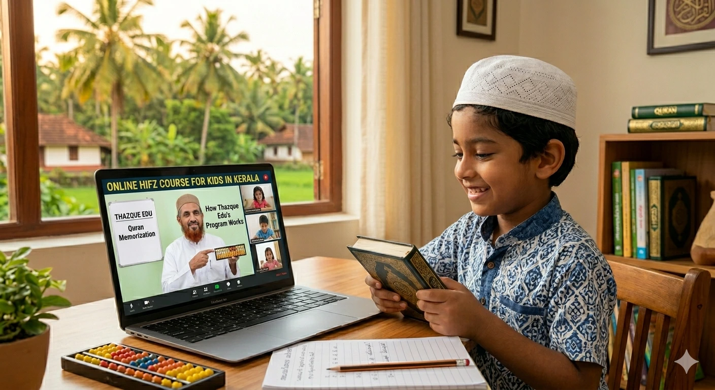 Online Hifz Course for Kids in Kerala — How Thazque Edu's Program Works