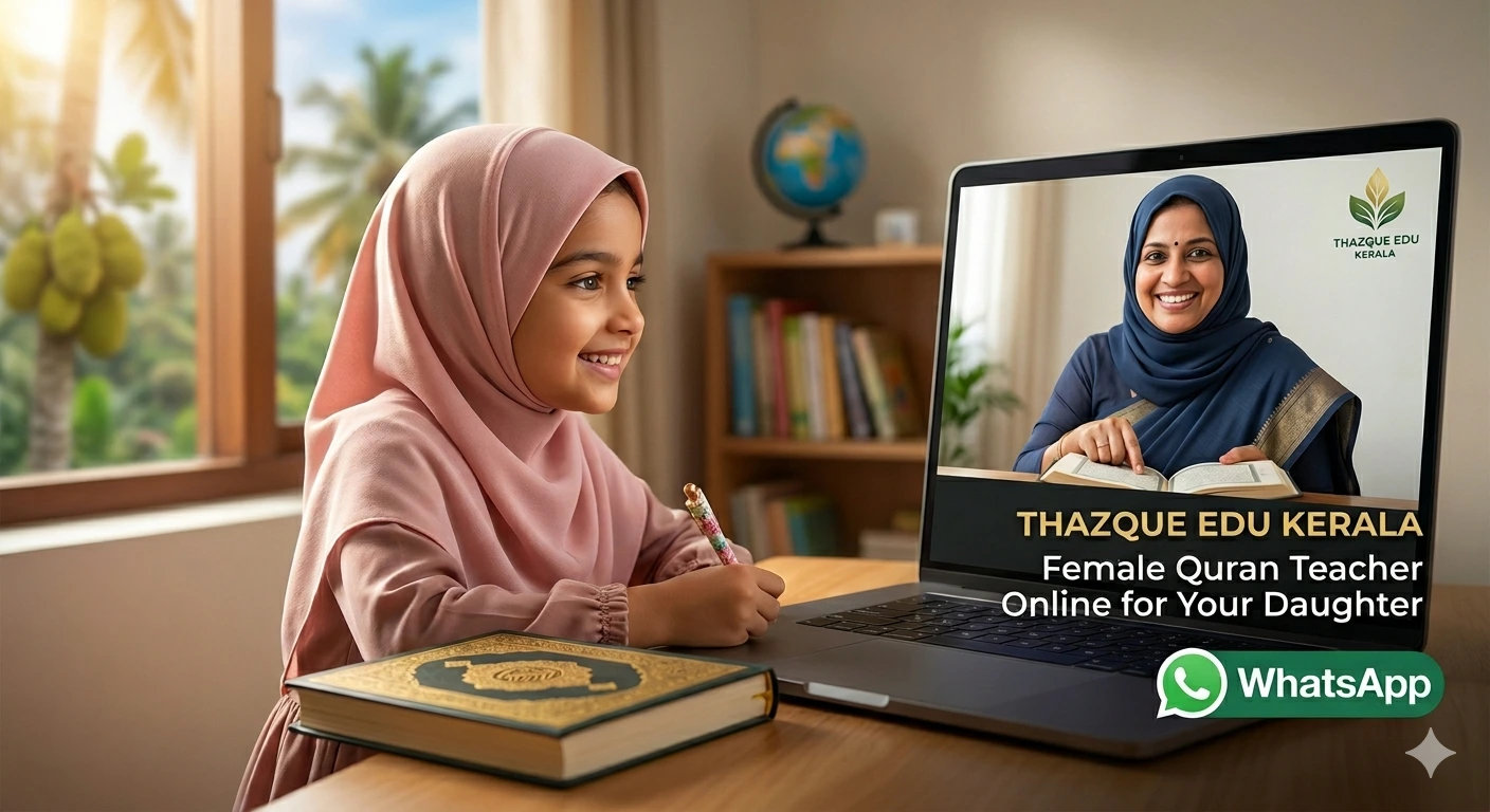 Female Quran Teacher Online for Your Daughter | Thazque Edu Kerala