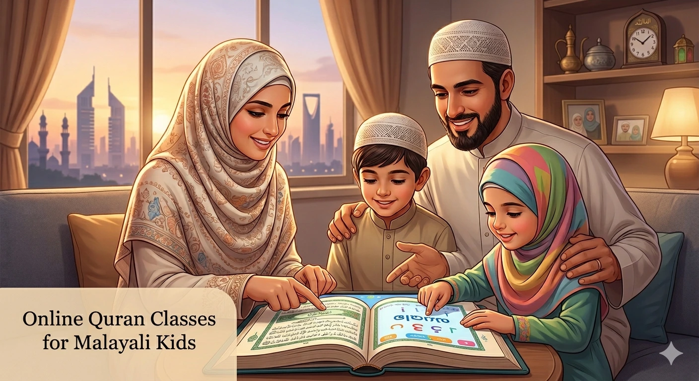 Online Quran Classes for Malayali Kids in UAE, Qatar & Saudi Arabia — The 2026 Parent's Complete Guide