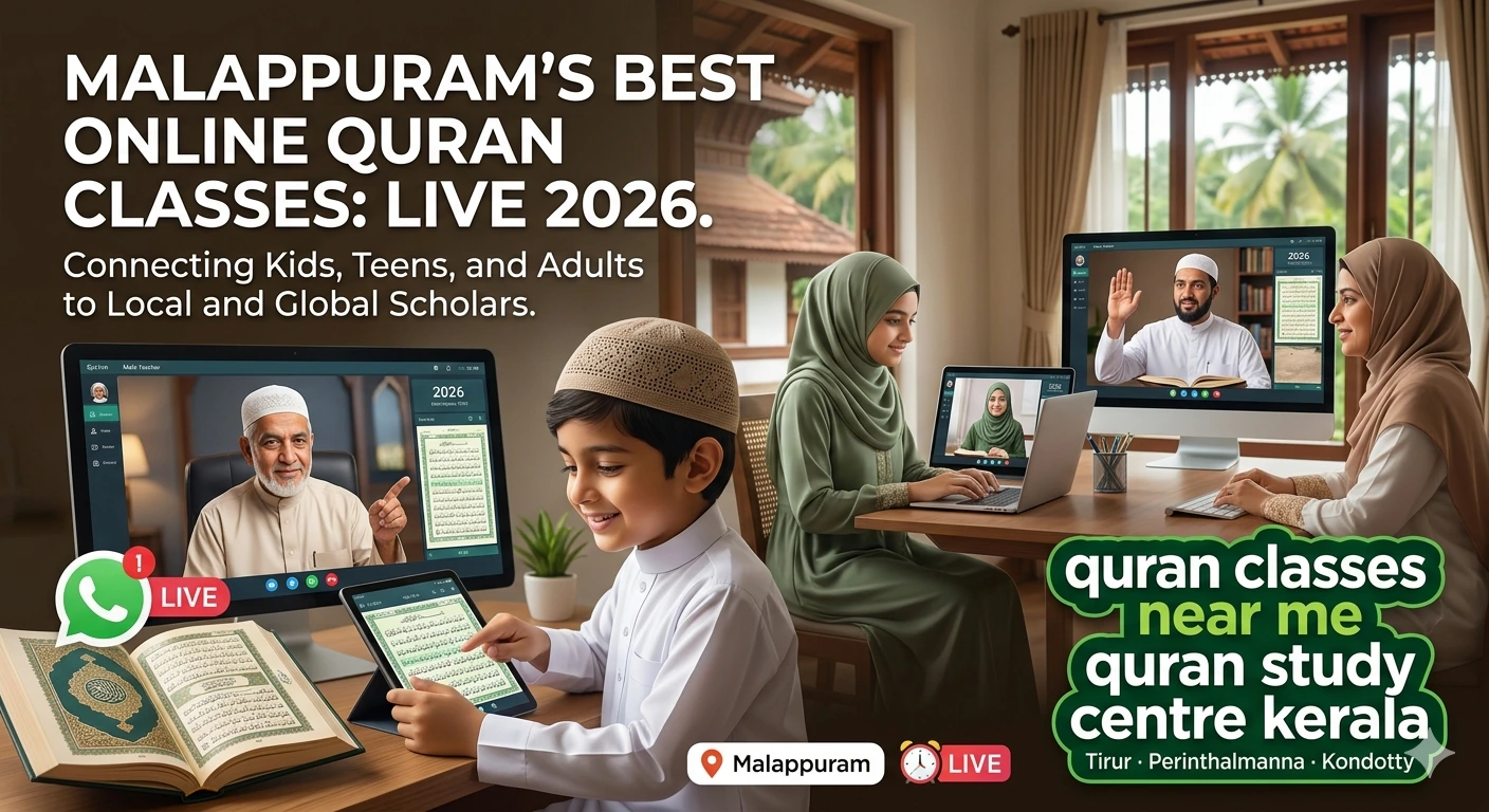 Online Quran Classes in Malappuram — Live Sessions for Kids, Teens & Adults (2026)